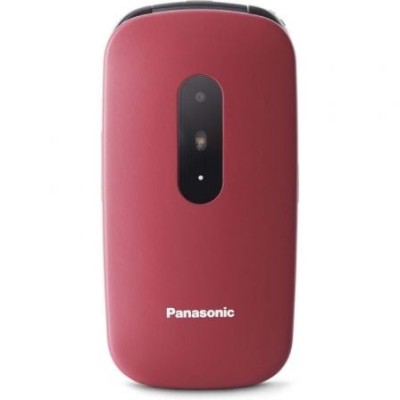 Teléfono Móvil Panasonic KX-TU446 para Personas Mayores/ Rojo