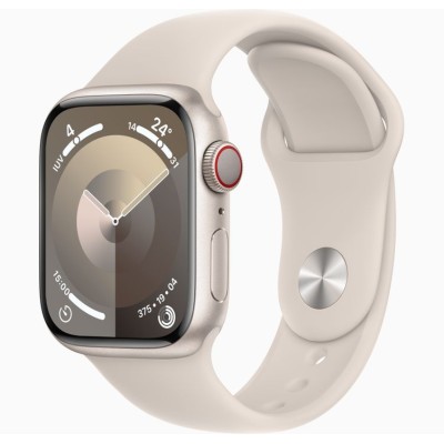 Apple Watch Series 9 (GPS) Starlight Aluminium 41mm